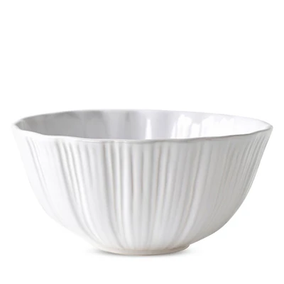 Bari White Serving Bowl