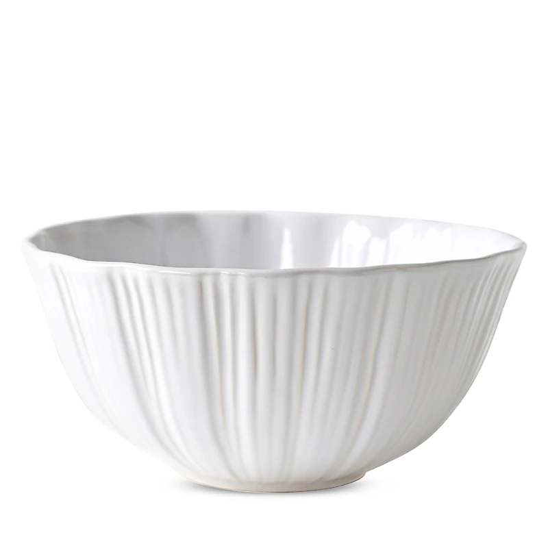 Vietri Bari White Serving Bowl