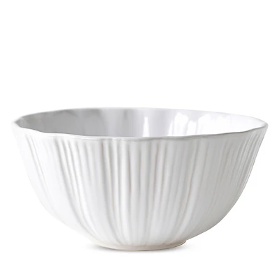 Vietri Bari White Serving Bowl