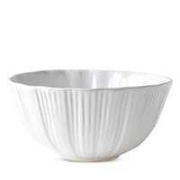 Vietri Bari White Serving Bowl