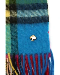 Plaid Mix Yarn Dye Wool Scarf