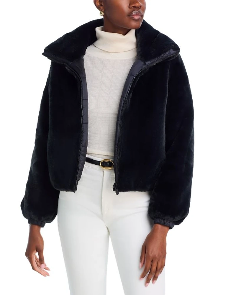 Jeon Reversible Faux Fur Jacket