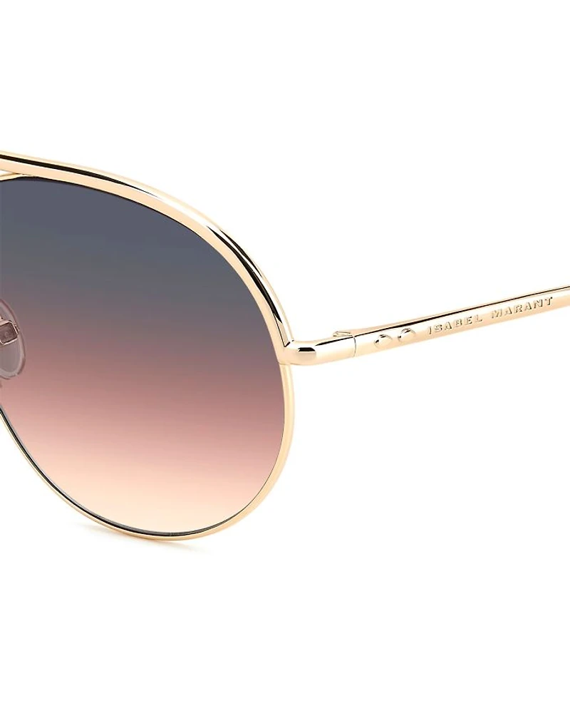 The In Love Rectangle Sunglasses, 59mm