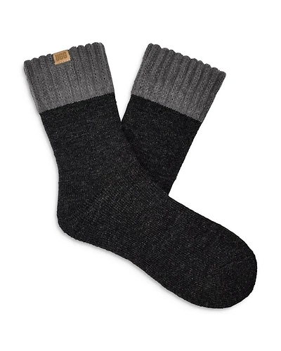 Camdyn Color Blocked Crew Socks