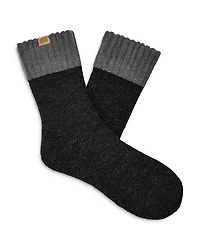 Camdyn Color Blocked Crew Socks
