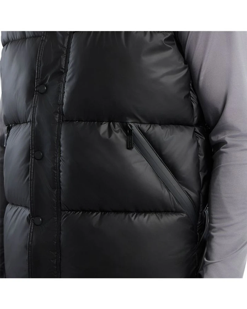 Chiswell Nylon Quilted Removable Hood Full Zip Puffer Vest