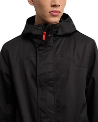 Downing Coated Cotton Hooded Rain Jacket