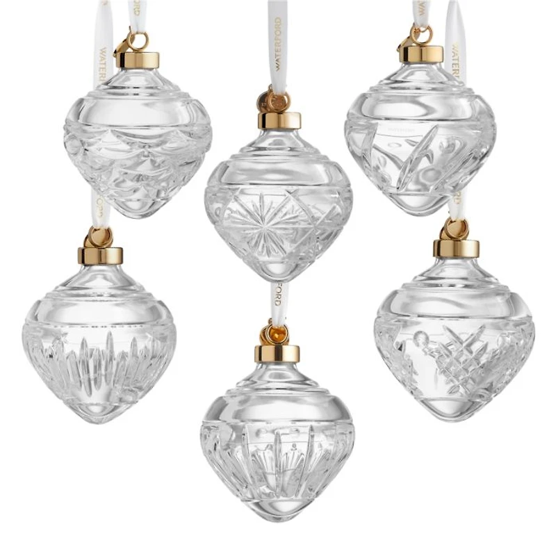 Winter Wonders Baubles Holly, Set of 6