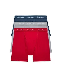 Cotton Stretch Moisture Wicking Boxer Briefs, Pack of 3