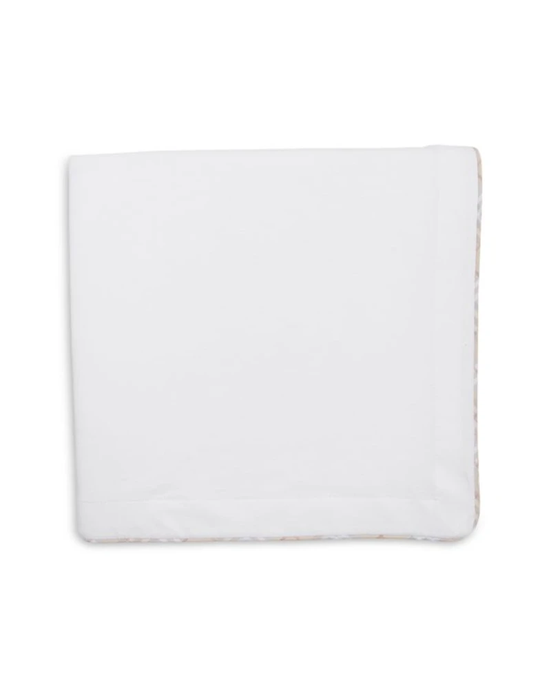 Unisex Check Piping Cotton Blanket