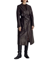 Dawn Levy Ophelia Belted Leather Jacket