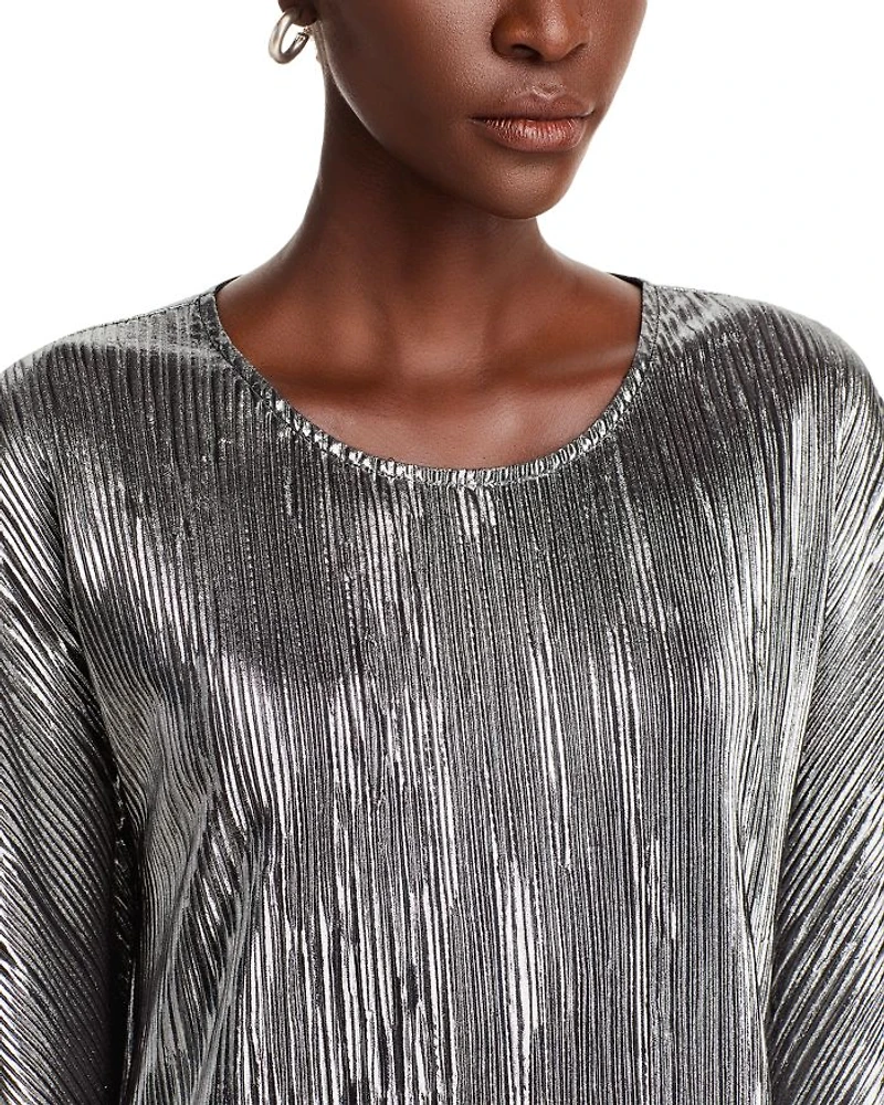 Plissé Caftan Top