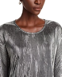 Plissé Caftan Top