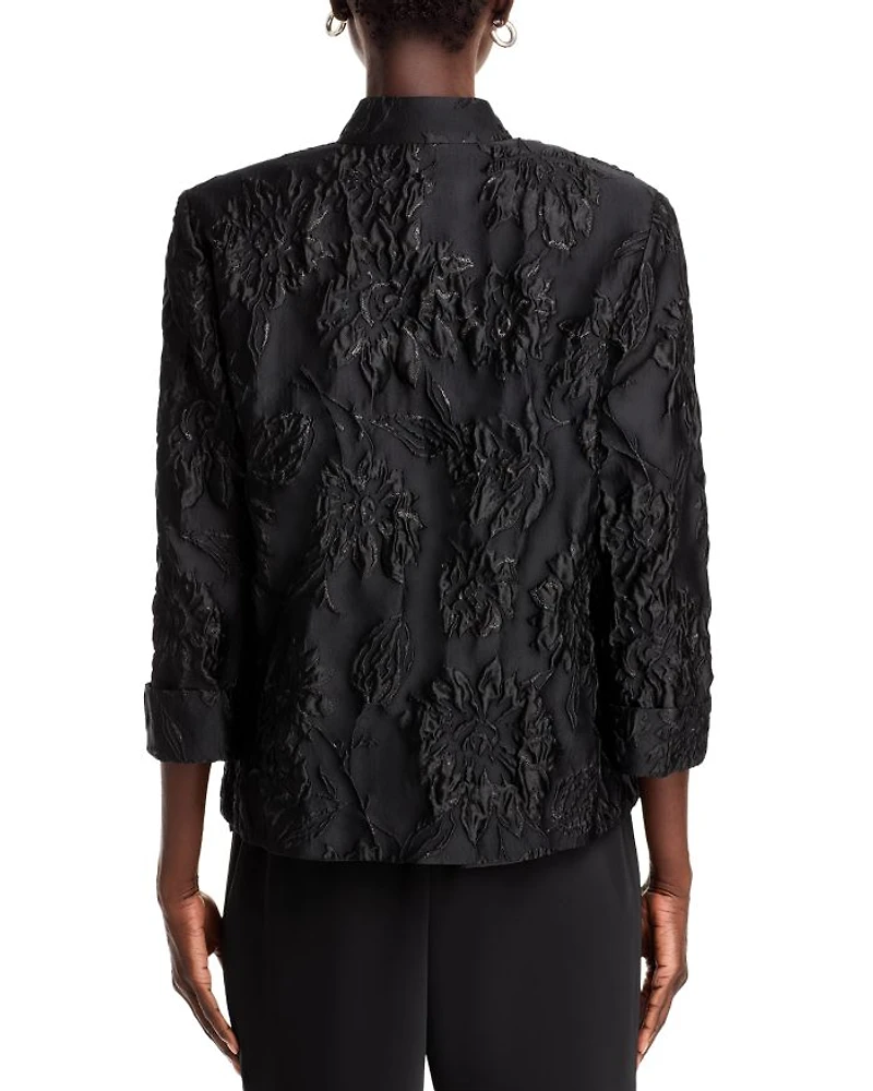 Shimmer Cloqué Boxy Jacket