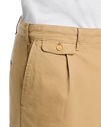 Pleated Cropped Chino Pants