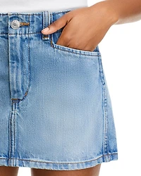 The Slacker Denim Mini Skirt