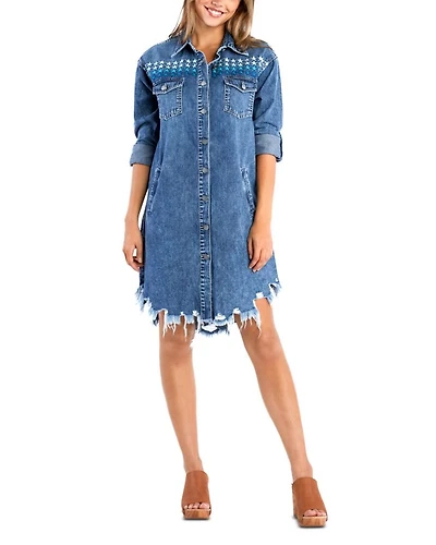 Superstar Denim Shirt Dress