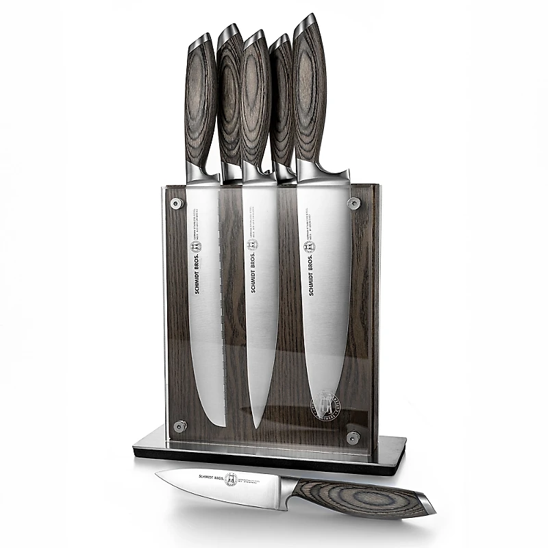 Schmidt Brothers Cutlery Bonded Ash 7-Pc. Knife Block Set