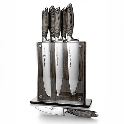 Schmidt Brothers Cutlery Bonded Ash 7-Pc. Knife Block Set