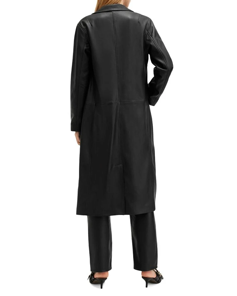 Aire Leather Coat