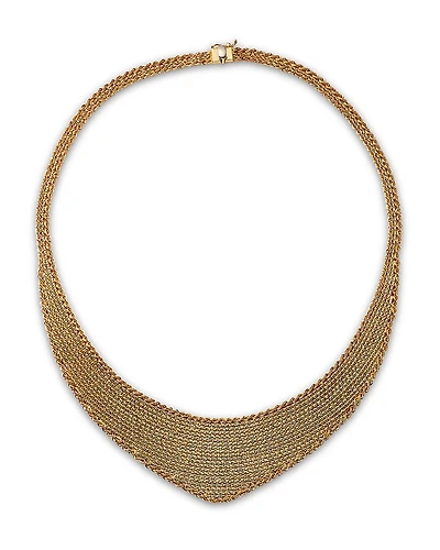 Alberto Amati 14K Yellow Gold Mesh Rope Necklace, 17