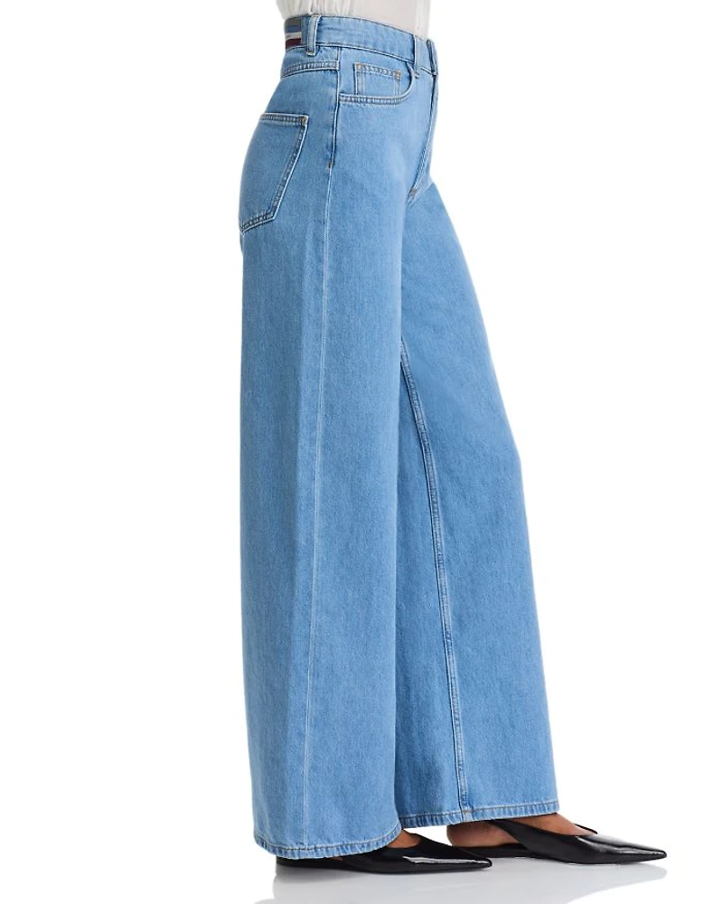 Bilbao High Rise Wide Leg Jeans Royal