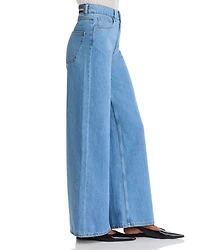 Bilbao High Rise Wide Leg Jeans Royal
