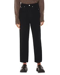 Whistles Petite High Waist Cord Barrel Jeans