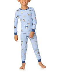 Unisex Festival Of Lights Long Sleeve Pajama Set - Little Kid, Big Kid
