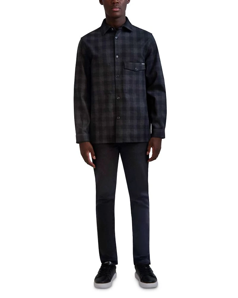 Plaid Slim Fit Button Down Shirt