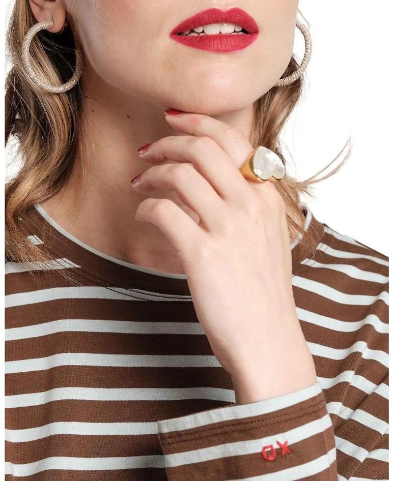 Striped Tee Top