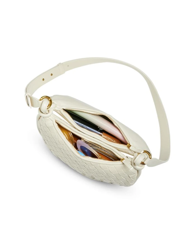 Intreccio Leather Shoulder Bag