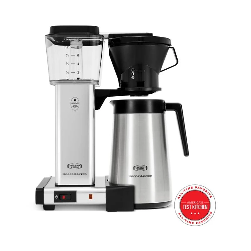 Moccamaster KBT Coffee Maker Polished Silver