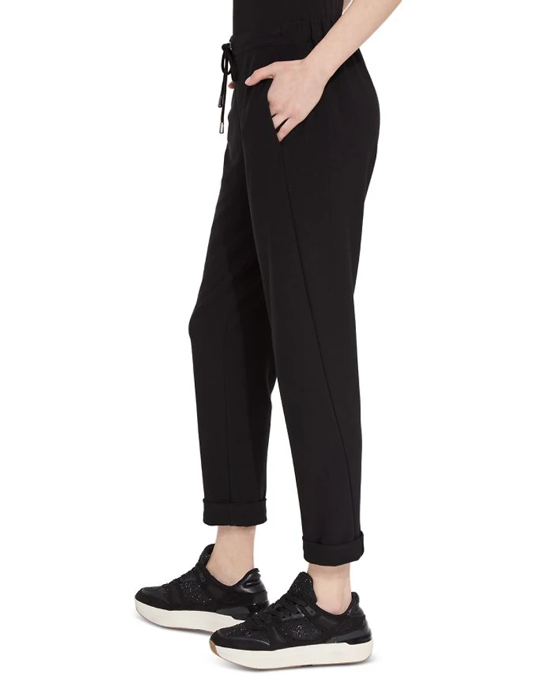 Julia Cuffed Crepe Joggers