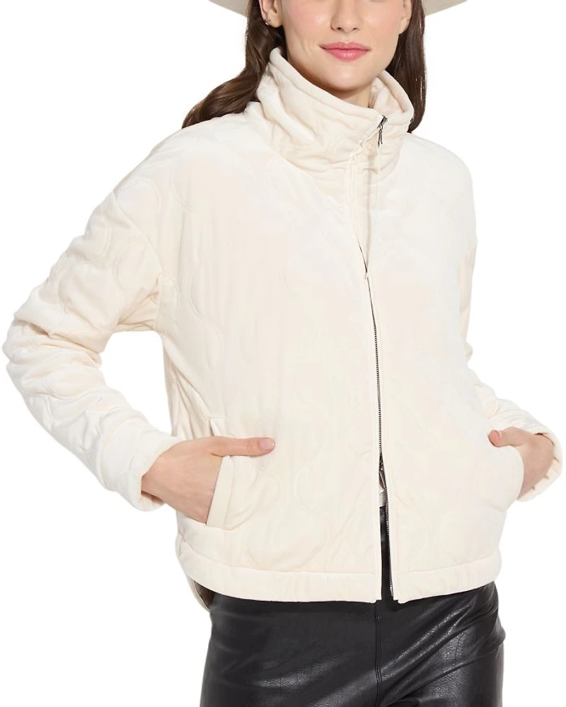 Astra Quilted Velvet Jacket