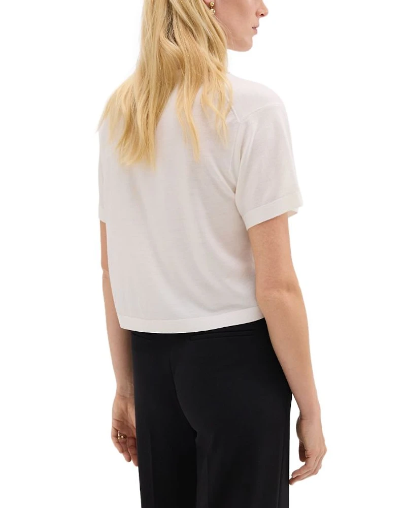 Lightweight Wool Boxy Tee