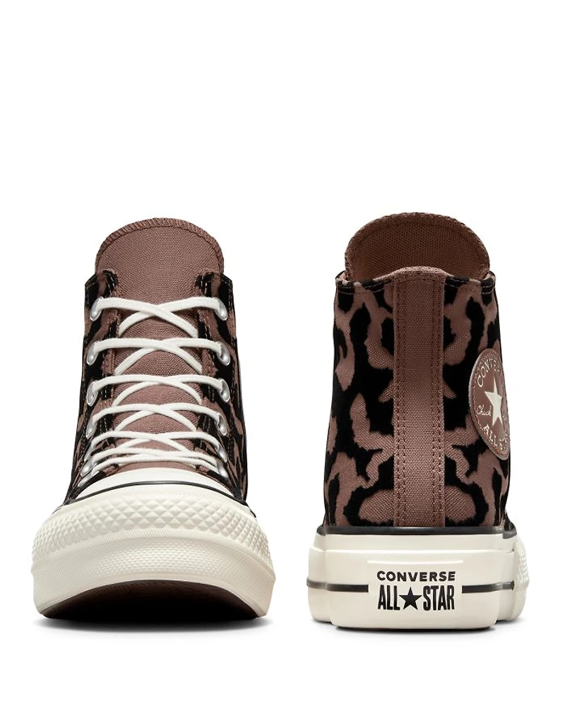 Women's Chuck Taylor All Star Lift Hi Leopard Remix Sneakers