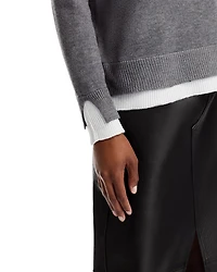 Ashlin Layered Look Sweater