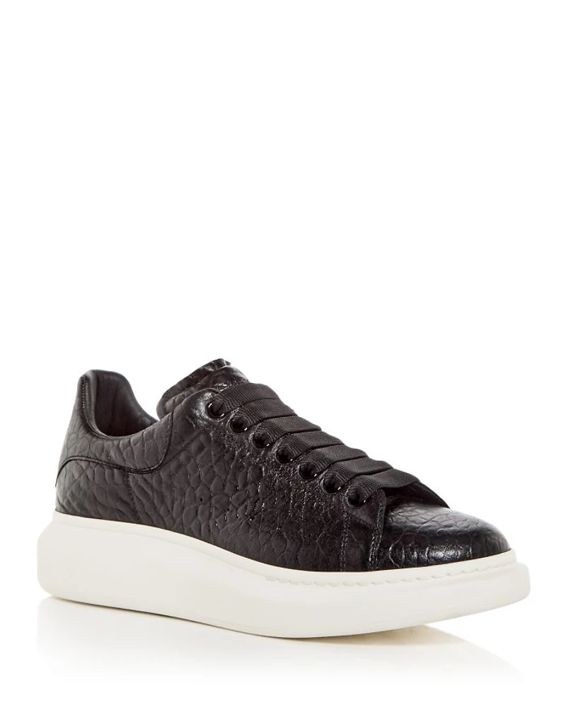 Men's Grainy Leather Oversized Sneaker
