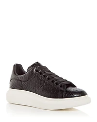 Men's Grainy Leather Oversized Sneaker