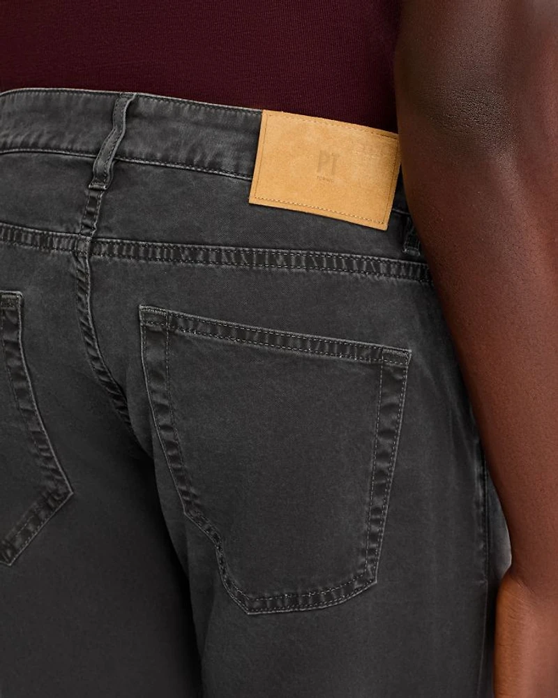 Cotton Stretch Twill Slim Fit 5 Pocket Pants