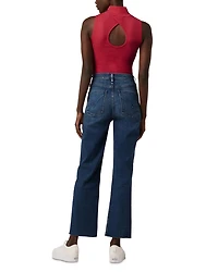 Remi High Rise Ankle Straight Jeans Deep Dive
