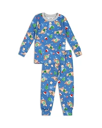 Esme Boys' Long Sleeved Top & Pants Pajamas Set - Little Kid