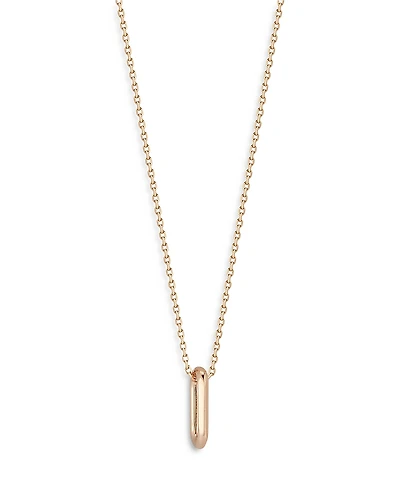 Walters Faith 18K Rose Gold Saxon Mini Link Pendant Necklace, 16