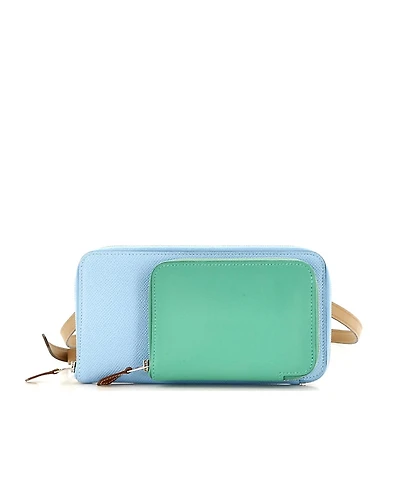 Pre-Owned HERMES Nouveau To Go Wallet Epsom with Swift