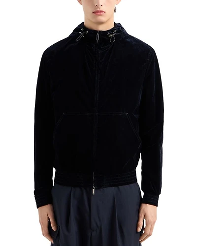 Flocked Nylon Jacket