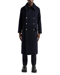 Emporio Armani Double Breasted Wool Overcoat