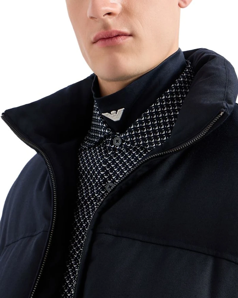 Twill Puffer Jacket