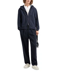 Seersucker Hooded Jacket