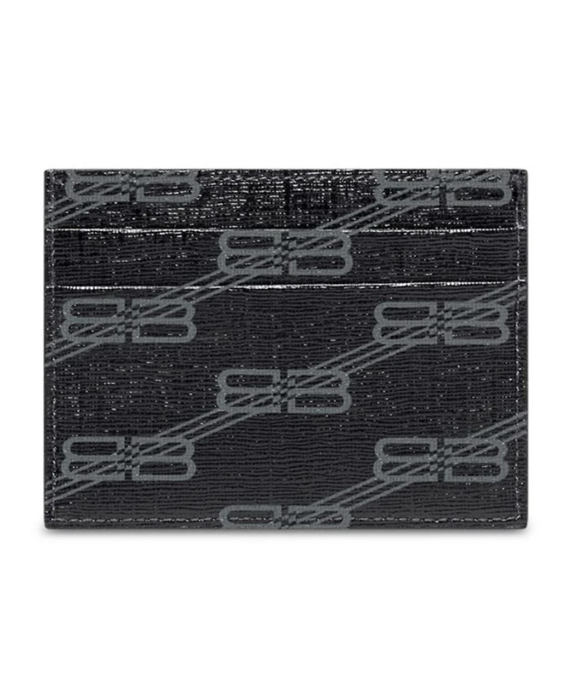 Signature Card Holder BB Monogram Coated Canvas